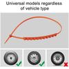 10Pcs Universal Anti-Skid Snow Tire Chains Easy Install Reusable Anti Snow Chains Ice-Breaking Traction Cables