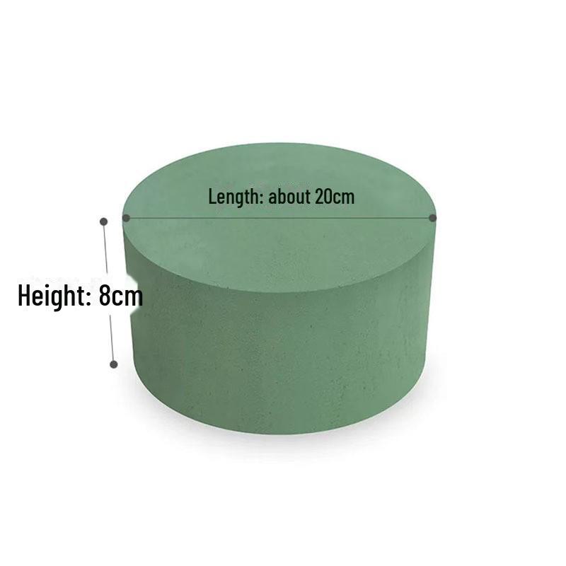 

Впитывающие блоки из флористической пены для цветочных композиций — квадратной и круглой формы, идеально подходят для увлажнения и демонстрации свежих или сушеных цветов.