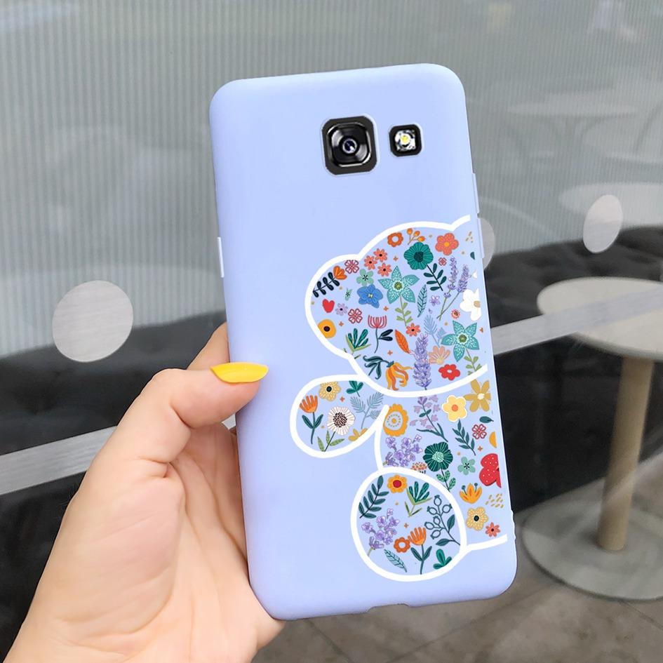 A5 2016 Case For Samsung Galaxy A5 2017 Cover A520 SM-A520F Popular Flower Shockproof Bumper For Samsung A5 2016 A510 Soft Funda
