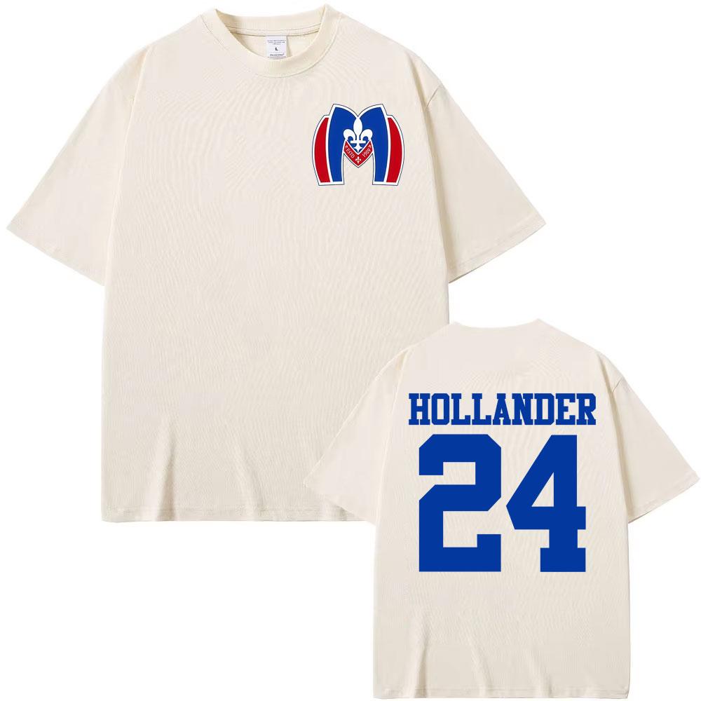 Heated Rivalry Hollander 24 Graphic Tee Shirt Men Women Fashion Summer T Shirt High Quality Crewneck Oversized Loose Tshirts