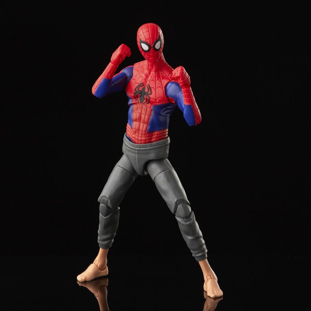 Across the Marvel Legends Action Parker Spider-Man Spider-Verse 6-inch Figure/Peter B.