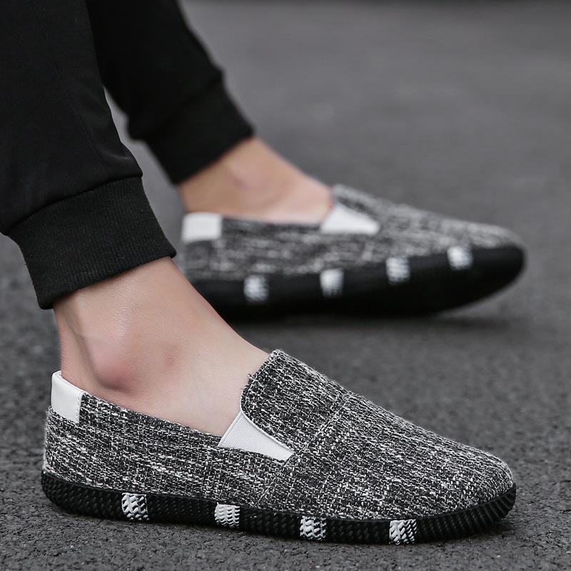 2024 New Shoes Men Loafers Light Walking Breathable Comfortable Casual Shoes Men Sneakers Non-slip Canvas Shoe Zapatillas Hombre
