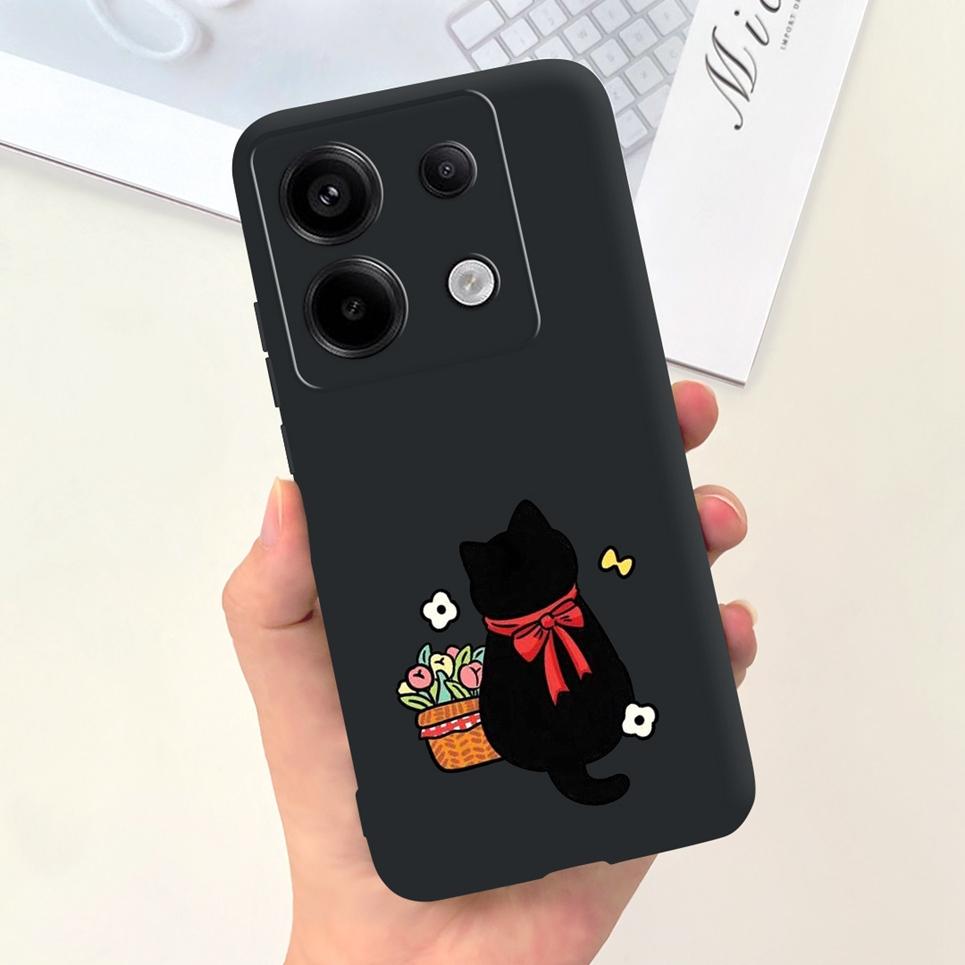 For Xiaomi Poco X6 Pro 5G Phone Case Xiaomi Poco M6 Pro 4G Back Cover Cartoon Cool Style Child's Coque Funda Soft Silicone TPU