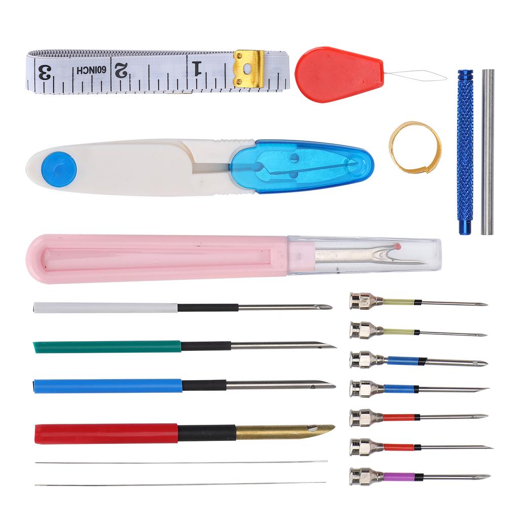 Professional Punch Needle Knitting Embroidery Pen Set for Sewing Felting DIY Craft Handwork
