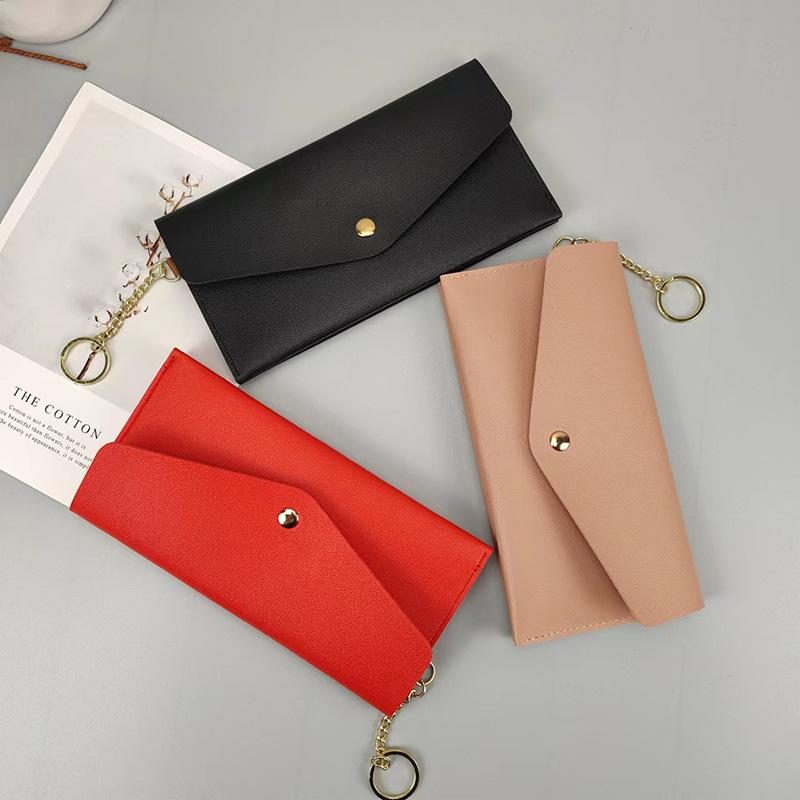 Women's Ultra-Thin Portable Long Wallet - Clutch Purse, Coin Pouch & Card Holder