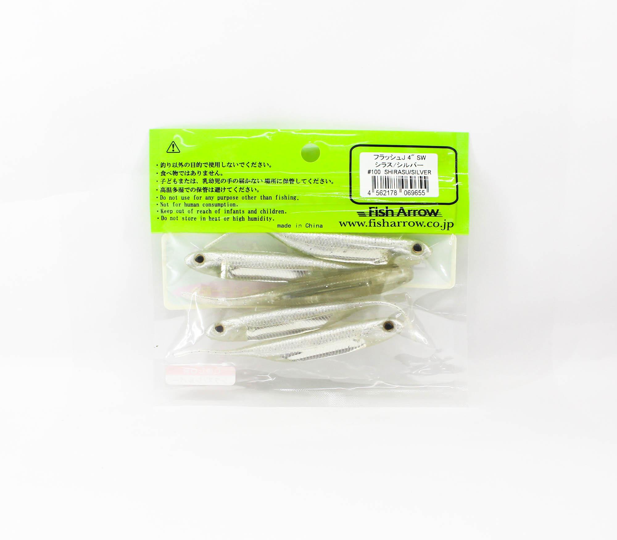 Fish Arrow Soft Leurre Flash J SW 4 Pouce 5 Morceau per paquet #100 (9655