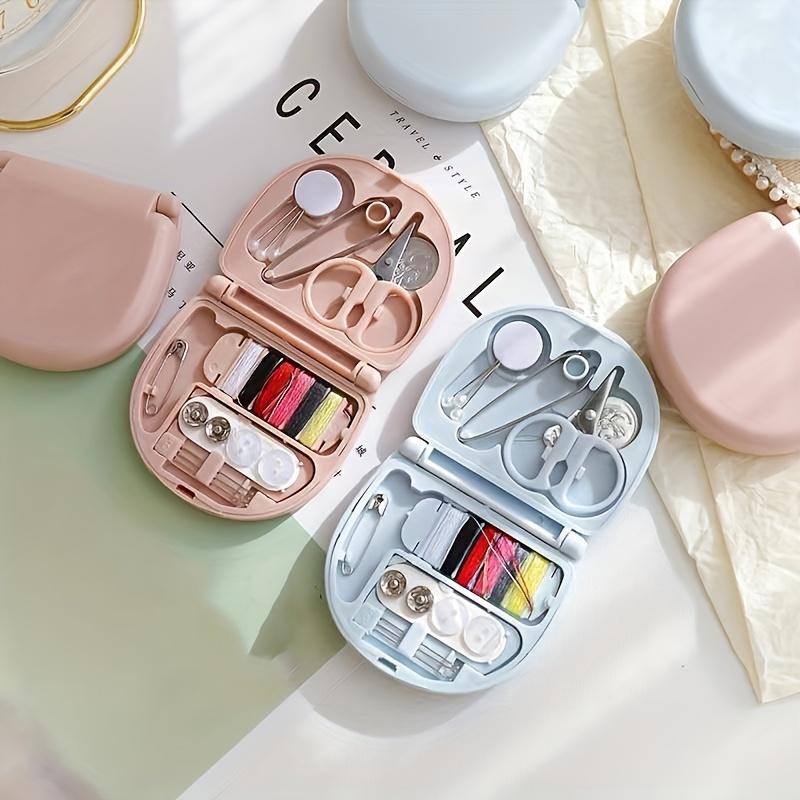 1pc Portable Mini Sewing Kit, Foldable Sewing Kit For Beginner, Traveler Emergency Clothing Fixes Tools, DIY Sewing Supplies & Sewing Accessories
