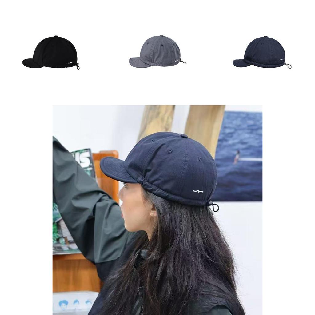 Baseball Cap With Flat Top And Wide Brim For Sunblock And Breathable Summer Style