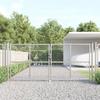 VidaXL Garden Mesh Gate, Patio Gate, Security Barrier, Outdoor Gate, Silver 300x175 Cm Steel 154531