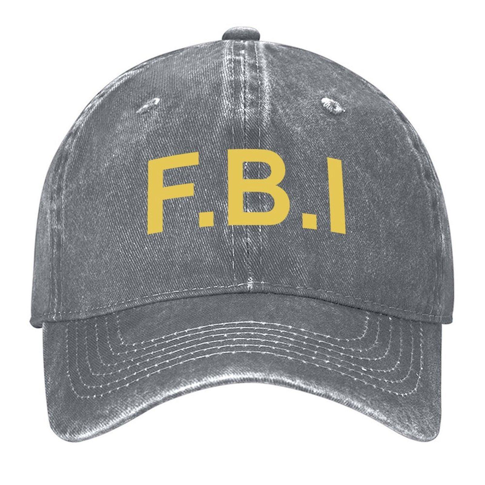 

2026 ФБР - Логотип Желтая Бейсболка Пляжная Сумка Защита от УФ Солнечная Шляпа Кепка Папы Тактическая Кепка Для Женщин Мужская