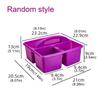 6Pcs Stacking Storage Basket With Handle Space Saving Organiser Box For School Office Supplies Kitchen Organization