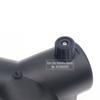 60mm Y Branch Car Heater Air Vent Ducting Heater Exhaust Connector w/Regulating Valve Flap For Webasto Diesel Parking Heater