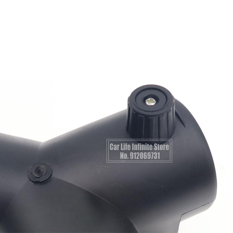 60mm Y Branch Car Heater Air Vent Ducting Heater Exhaust Connector w/Regulating Valve Flap For Webasto Diesel Parking Heater