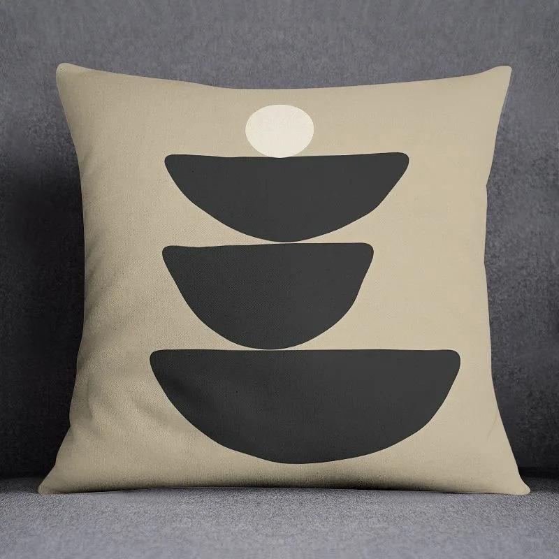 

Геометрический абстрактный принт наволочка для автомобиля украшения офис гостиная дома наволочка 40x40cm