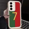 Phone Case for Samsung Galaxy A17 A16 A15 A14 A13 FootBall Number 7 10 19 A56 A36 A26 A55 A35 A25 A54 A34 A24 A53 A33 A23 A07 A0