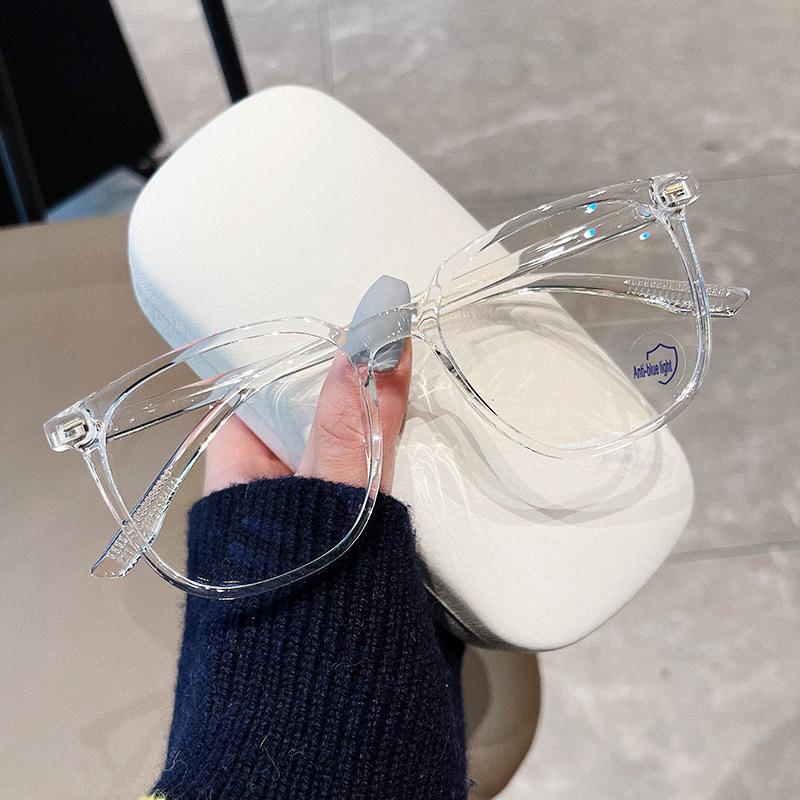 

Women Anti Blue Light Myopia Glasses Men Retro Black Square Computer Eyeglasses Ultralight Optical Spectacles Diopter -1.5 -2 -4 0