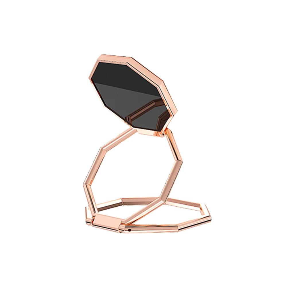 Hot 360 Rotation Mobile Phone Foldable Stand Back Ultra Thin Phone Ring Holder Multi Angle Portable Desk Metal Finger Kickstand