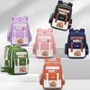 Capybara Oxford Spine-Support Backpack for Grades 1-6: Boys & Girls School Bag