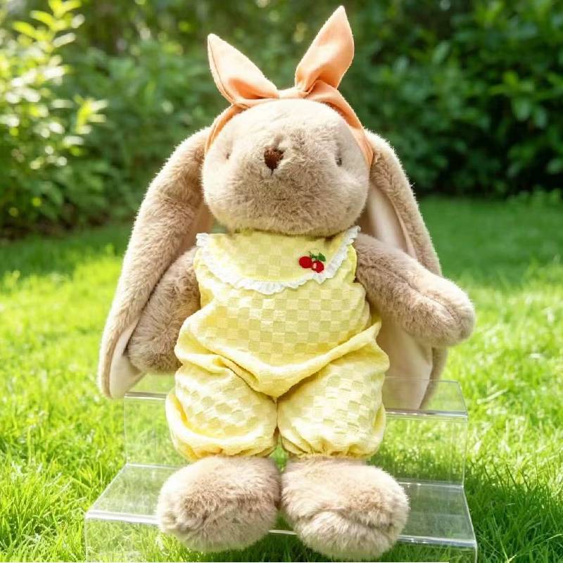 Plüschhasenpuppe mit Baumwollfüllung für Kinder Kinderschlafgeschenk