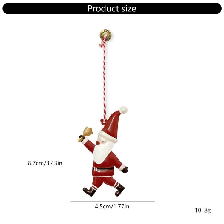 Delicate Iron Christmas Tree Hangers Scandinavian Style Holiday Decors For Indoor Festival Atmosphere