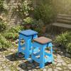 Square Seat Cushion with Strap Plastic Stool Pad Universal Student Chair Cushion  Kindergarten