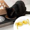 Elevated Cat Bowls Water Food Bowl Set for Cats and Puppy Portable Easy To Clean Stable Ceramic