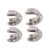 Supporto per Armadio 19/22/25/32mm Presa per Asta Acciaio Inossidabile Supporto per Asta a Flangia Supporto per Asta Tenda Doccia Supporto di Tensione