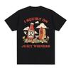 I Squirt On Juicy Wieners Graphic T Shirt Funny Meme T Shirts Men Women Adult Humor Casual Cotton T-shirts Popular