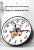 Shin-chan Cartoon Wall Clock: Stylish, Silent, Radio-Controlled for Living Room