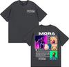 Mora Lo Mismo De Siempre Album Tour Merch T Shirts Men Women Fashion Gothic High Street T-shirt Cotton Comfort Oversized T Shirt