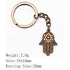 Back To School Bag Keyring Hamsa Hand Eye Of Horus Key Ring Ornaments For Home Cool Keychain