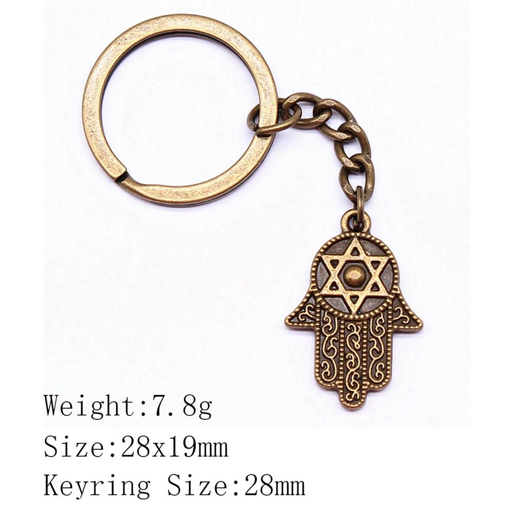 Back To School Bag Keyring Hamsa Hand Eye Of Horus Key Ring Ornaments For Home Cool Keychain