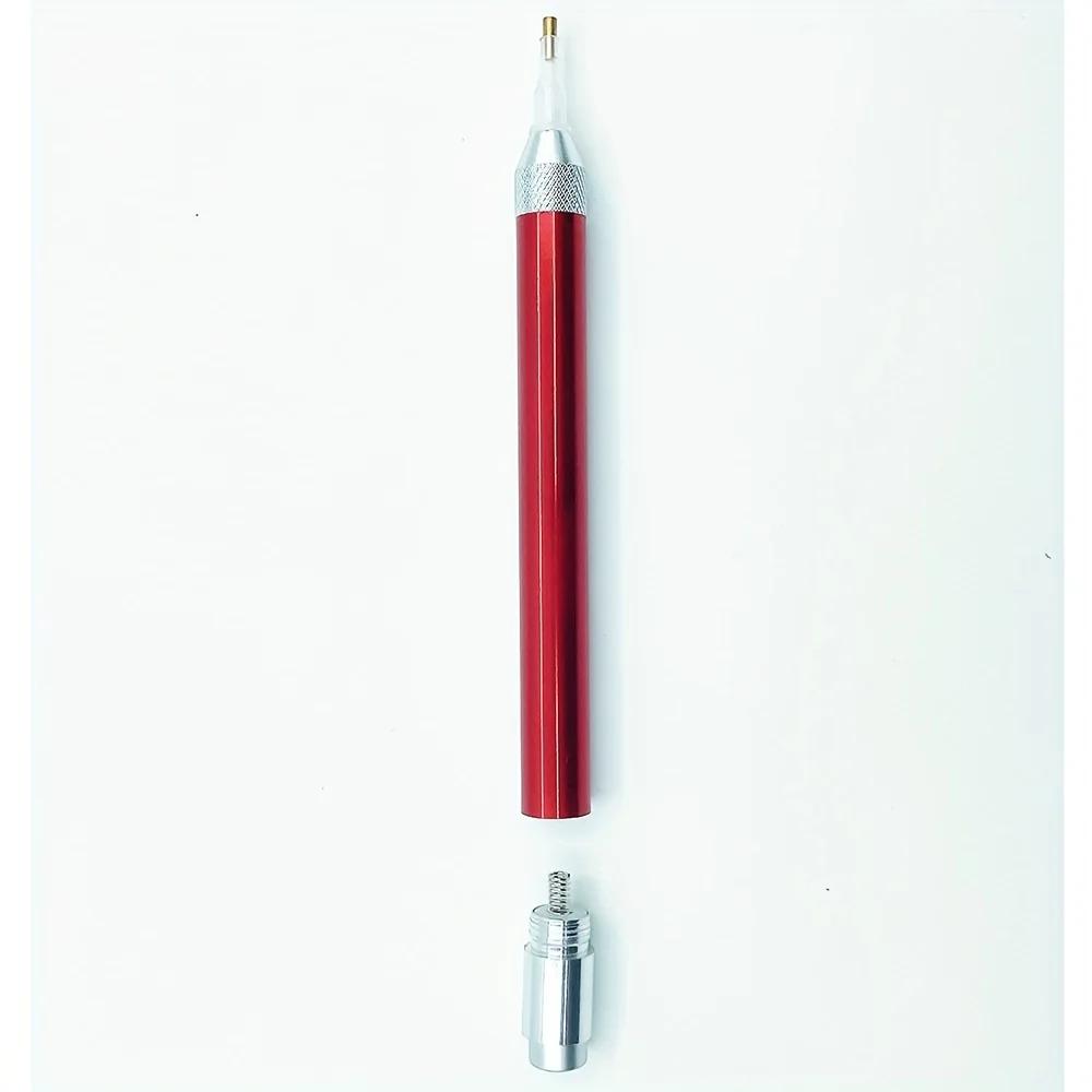1/3pcs Red Diamond Painting Tool Lighting Point Pen 1 Head Diamond Pens No Battery Provided 5D Painting Diamonds Accessories