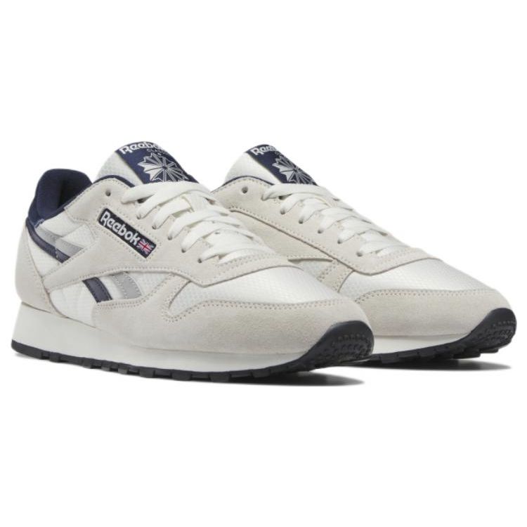 Reebok Classic Leather Chalk Vector Navy Unisex Sneakers Cream Core-Black GY7302