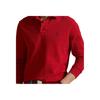 Polo Ralph Lauren Classic Fit Loose Breathable Cotton Mesh Ribbed Long Sleeve Polo Shirt Men tops 710680792-069
