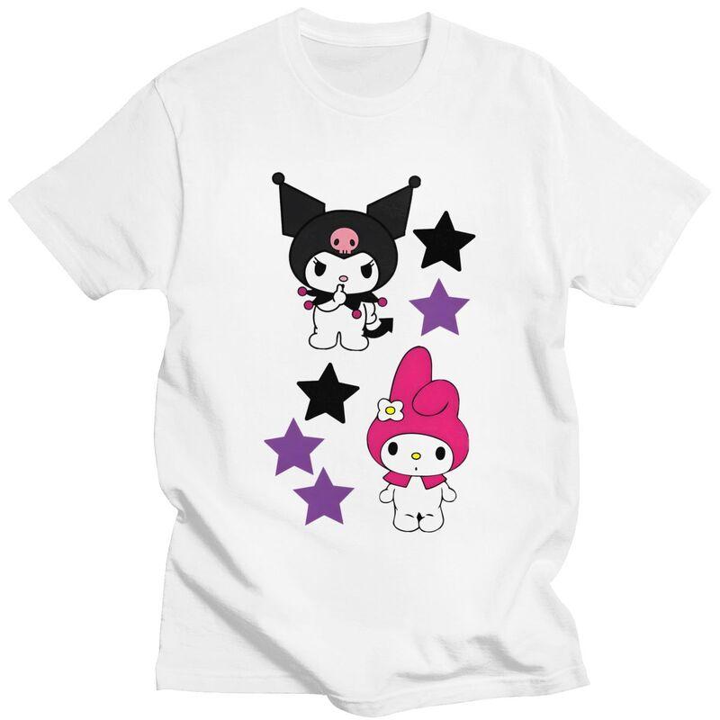 Kuromi and My Melody cute stars T-shirt XXXXL