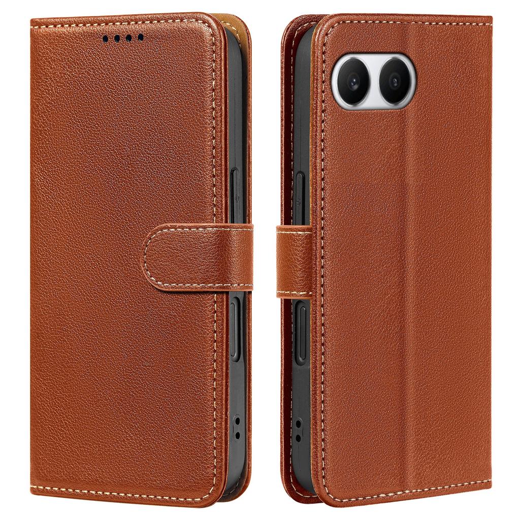For OnePlus Nord 4 Case RFID Blocking Wallet Litchi Texture Leather Phone Cover Magnetic Clasp