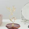 Elegant Deer Desktop Jewelry Organizer Decorative Multi Layer Storage Rack for Necklaces Earrings Bracelets and Rings