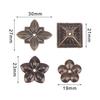 10Pcs Wine Case Protectors Hardware Wooden Box Corner Antique Brass Upholstery Decorative For Jewelry Chest Gift