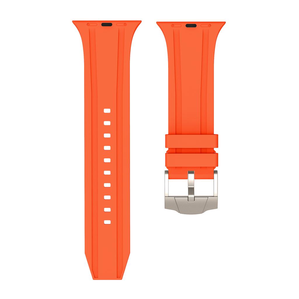 Factory Supply Low Price 38mm 40mm 41mm 42mm 45mm 49mm Silicone Sport Loop Pin Buckle for Watch Band for Strap