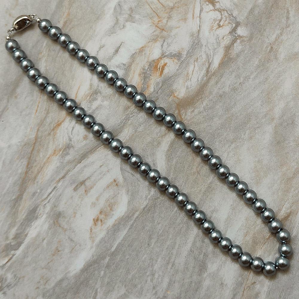 Handmade Imitation Pearl Fresh & Sweet Necklace with Light Luxury No-Buckle Design