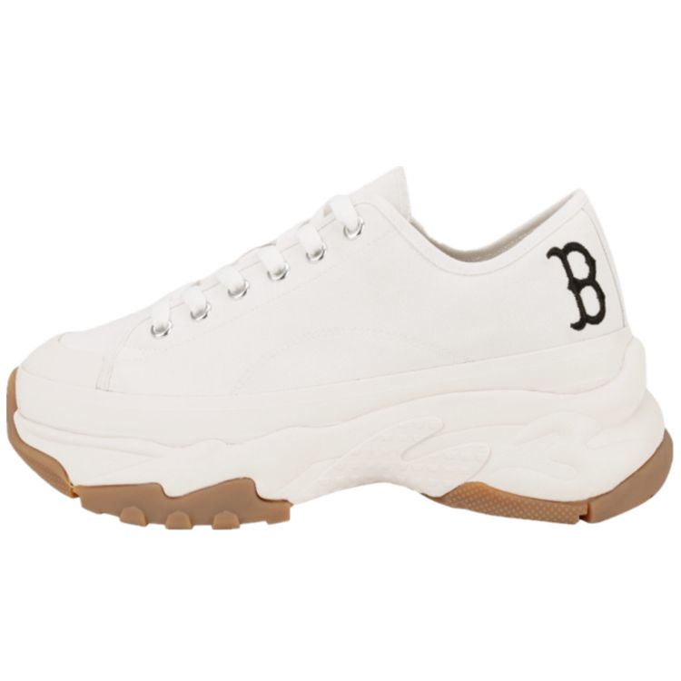 MLB Big Ball Chunky Low New York Yankees Casual Slipbestendig Duurzaam Lage Top Dad Schoenen Unisex Sneakers Wit 32SHU2111-43W 38