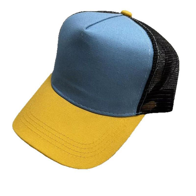 Colorful mesh hat available. Multiple colors available. Trucker visor baseball cap wide brim dome
