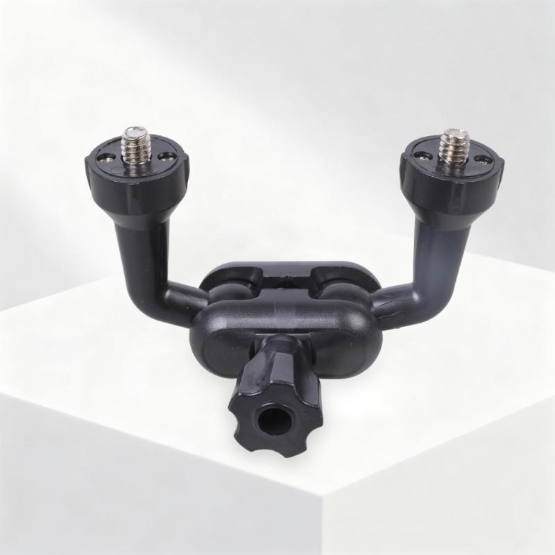 1/4 20 Threaded Camera Bracket Adapter 12cm Metal Plastic Hybrided Connector For Action Cameras Smartphone Clamps