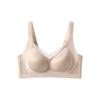 Pearl Satin Breathable Seamless Bra, Soft Support Push Up Side Support Anti-Sagging Wireless Comfortable Lingerie