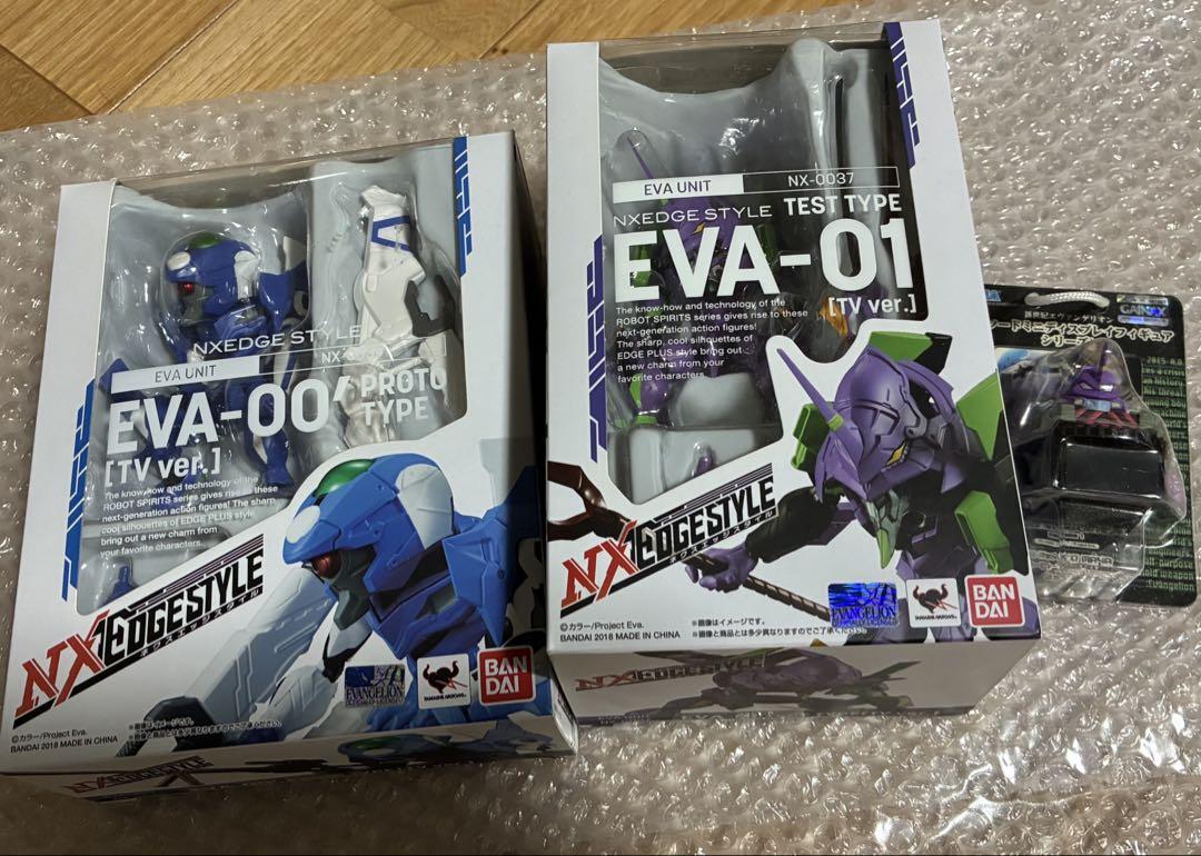 

[USED] Nextedge Style Evangelion Unit 00 and Unit 01 Figures