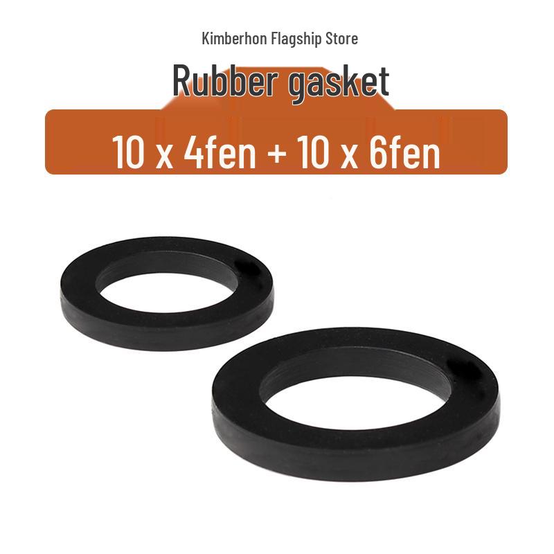Silicone Rubber Gasket Shower Head Seal Ring, Water Heater Pipe Flat Washer, 4-6 Minute Installation.