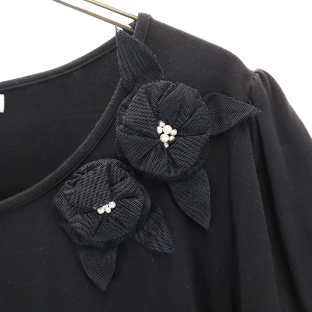 Rene fabricat în Japonia Tricou cu mânecă scurtă 38 negru Femei Folosit