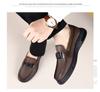 Fashion Summer Designer New Hollow Leather Platform Men's Loafers Fashion Soft Sole Casual Business Man Dress Shoes Sapatos Para Hombre