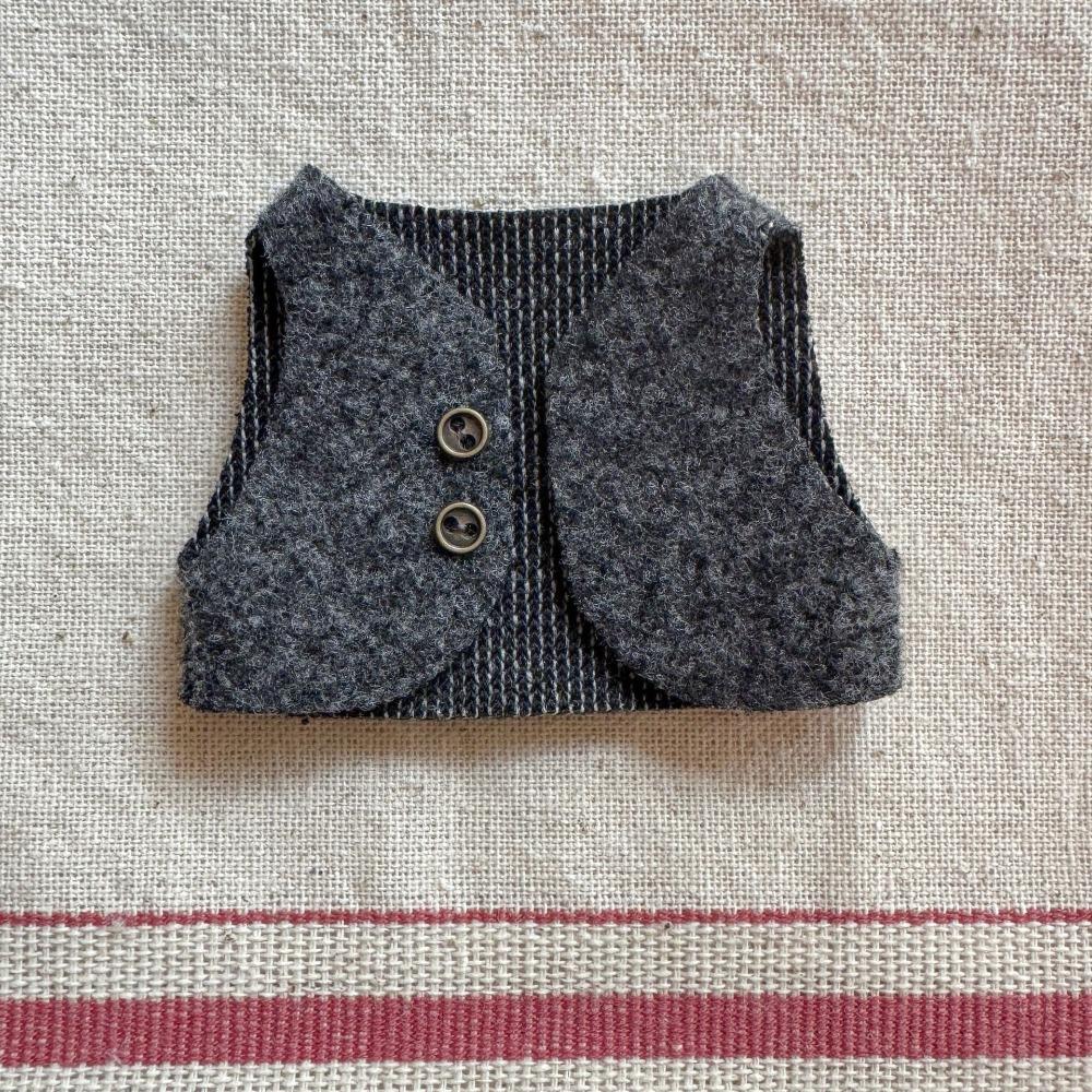Sleeveless T-shirt Doll Costume Cotton Stuffed Doll 15cm Doll Outfit for 10~15cm Doll Gift